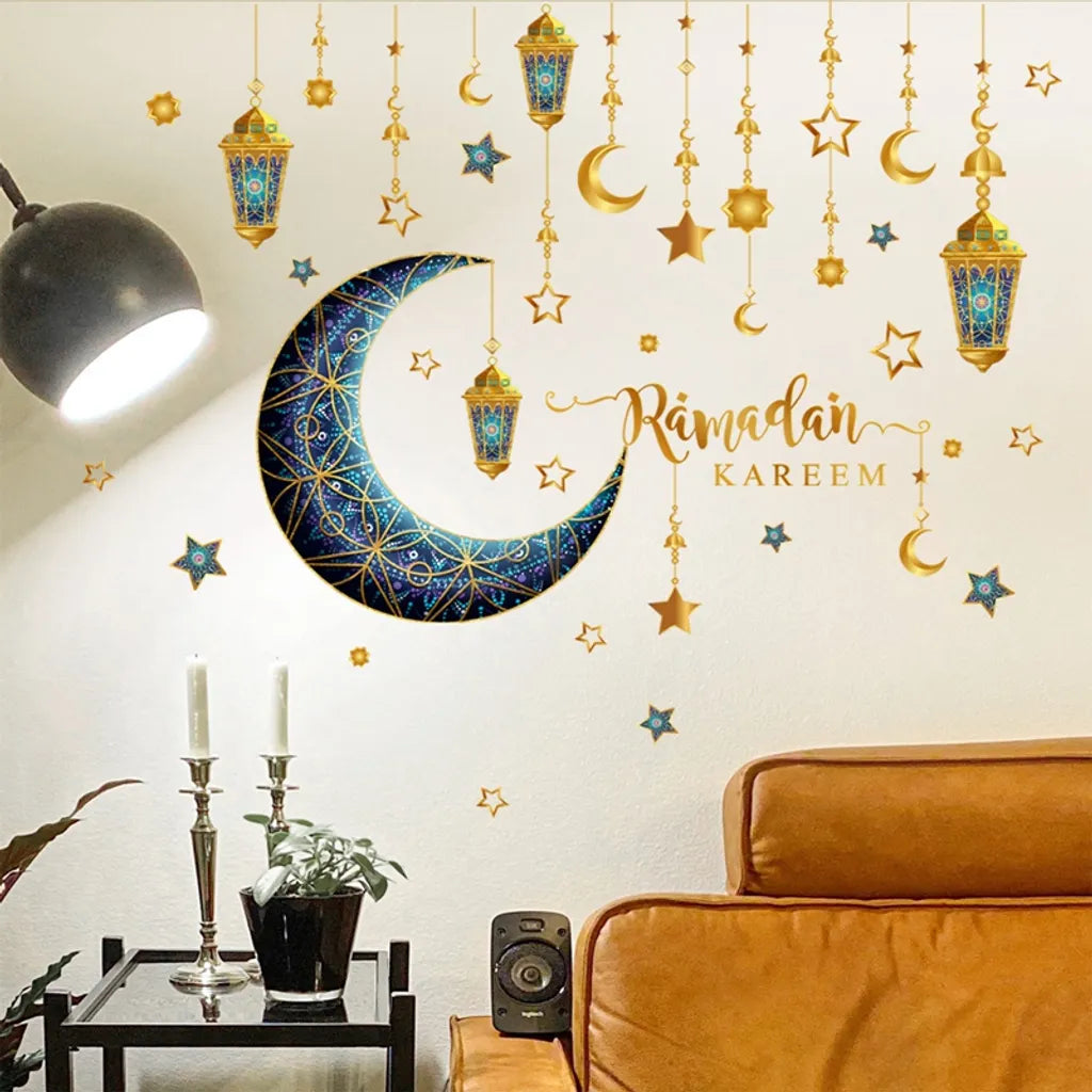  Eid Mubarak Acryl-Wandaufkleber Ramadan Islamische Muslimische Partydekoration