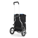  Andersen Einkaufstrolley Royal Mit Metallspeichenrad 25 Cm Und 45 Liter Einkaufstasche Wismar Schwarz/blau Mit Kühlfach, Aluminiumgestell Klappbar
