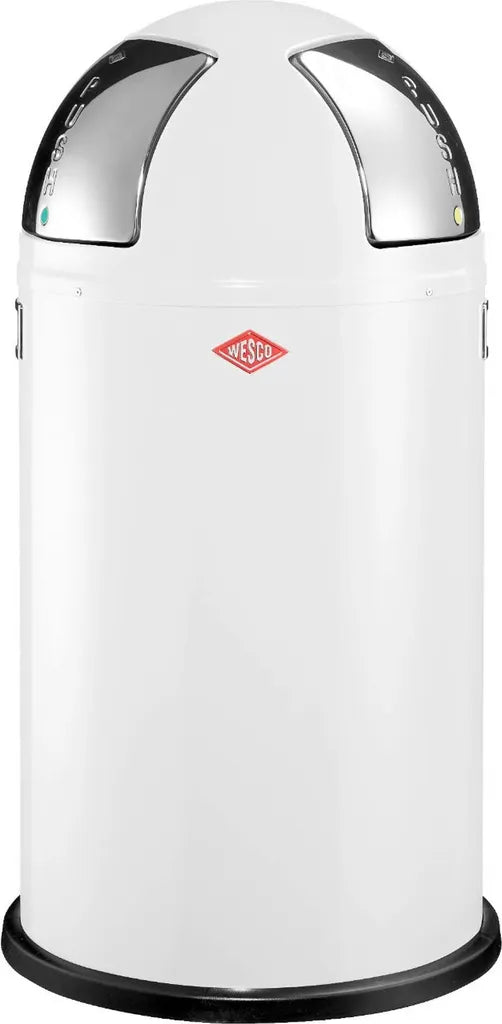  WESCO Treteimer "Push Two" Weiß