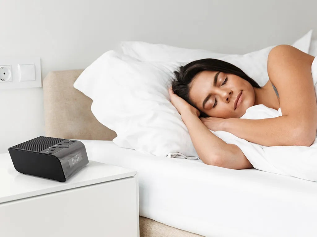  Caliber Uhrenradio Mit FM-Radio Und DAB+ - Schwarz (HCG011DAB)
