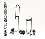  Andersen Shopper Scala Stahl Mit Rad Ø 15cm Und 51 Liter Tasche Ine Grün