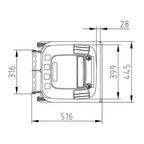  Sulo 1048348 Müllgroßbehälter Grau 60l MGB 60l Grau, Kunststoff