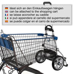  Andersen Royal Shopper Alu Klappbar Mit Kugellagerrad Ø 25 Cm Und 43 Liter Tasche Vektor Grau Mit Kühlfach
