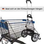  Andersen Royal Shopper Alu Klappbar Mit Kugellagerrad Ø 25 Cm Und 62 Liter Tasche Hydro 2.0 Grau Mit Kühlfach