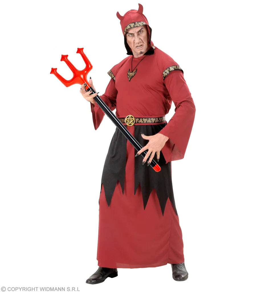 WIDMANN Aufblasbarer Teufel Dreizack 105 Cm - Teufelsgabel Halloween