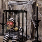  Hängende Geister, Halloween Dekoration, Schreiende, Gruselige, Animierte Halloween Dekorationen Für Drinnen Und Draußen, Geist Sprechender Schädel