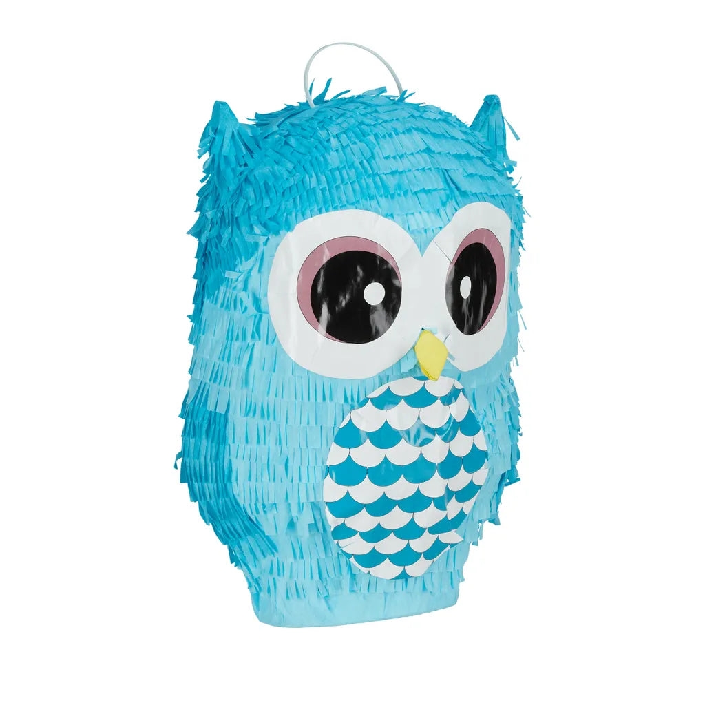  Relaxdays Pinata Eule Blau