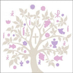  20 Lunch-Servietten Christicher Baum Taupe