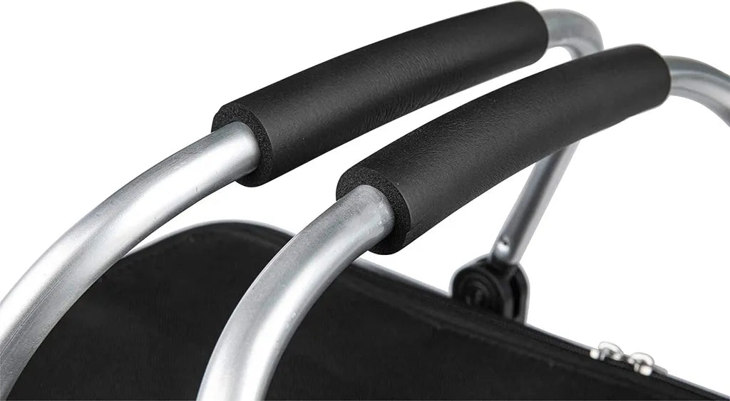  ONVAYA® Einkaufskorb Faltbar Mit Kühlfunktion | Schwarz | 2 Stück | Faltkorb Mit Deckel | Isolierkorb | Einkaufstasche | Klappkorb | Thermokorb Klappbar