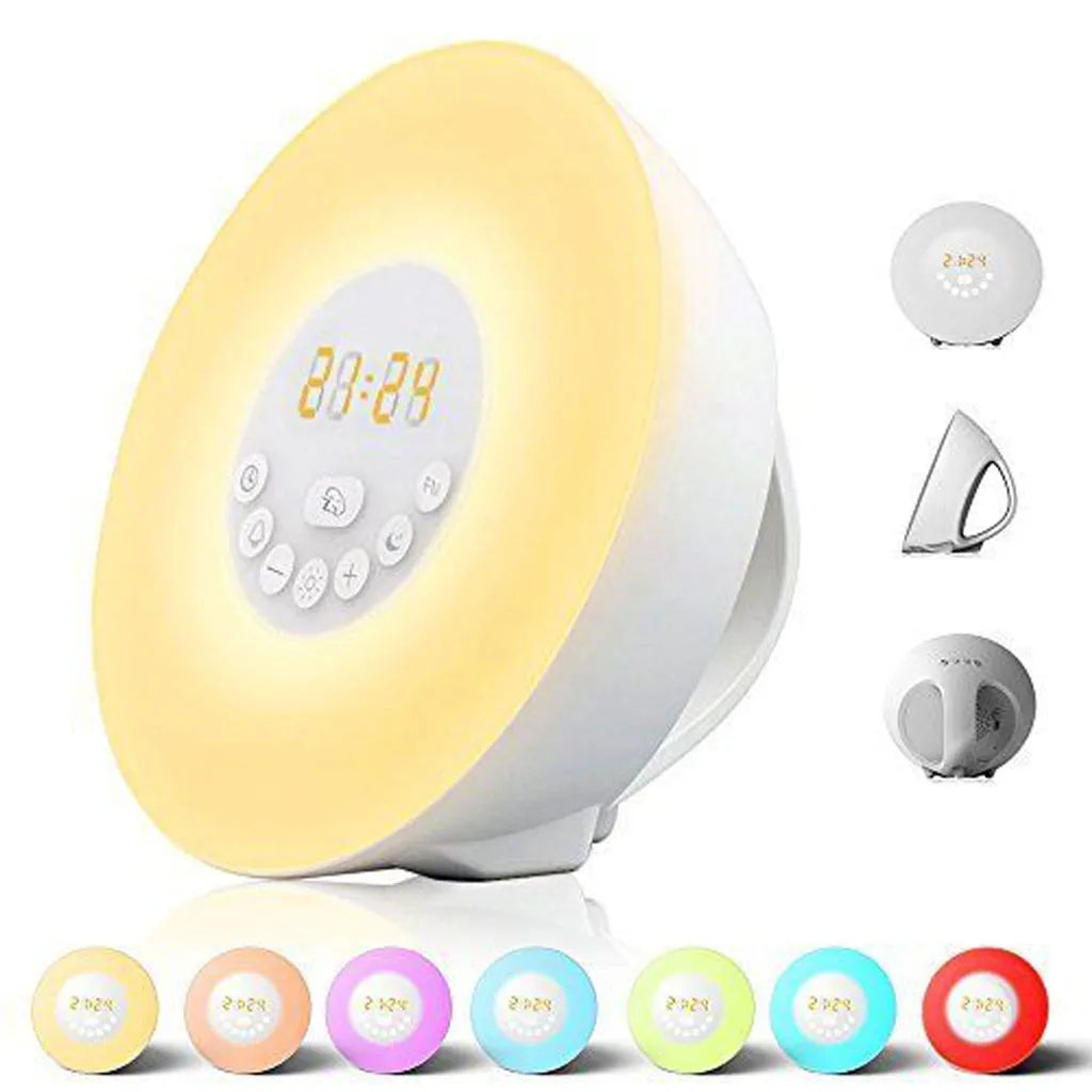  Grundig Wake-up Light LED Lichtwecker Farbwechsel Radio Wecker Sonnenaufgang