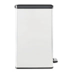  Curver Tretmülleimer Deco Schmal 40L Silbern