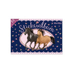  Lutz Mauder Verlag TapirElla Glitzer-Stickeralbum, Pferde
