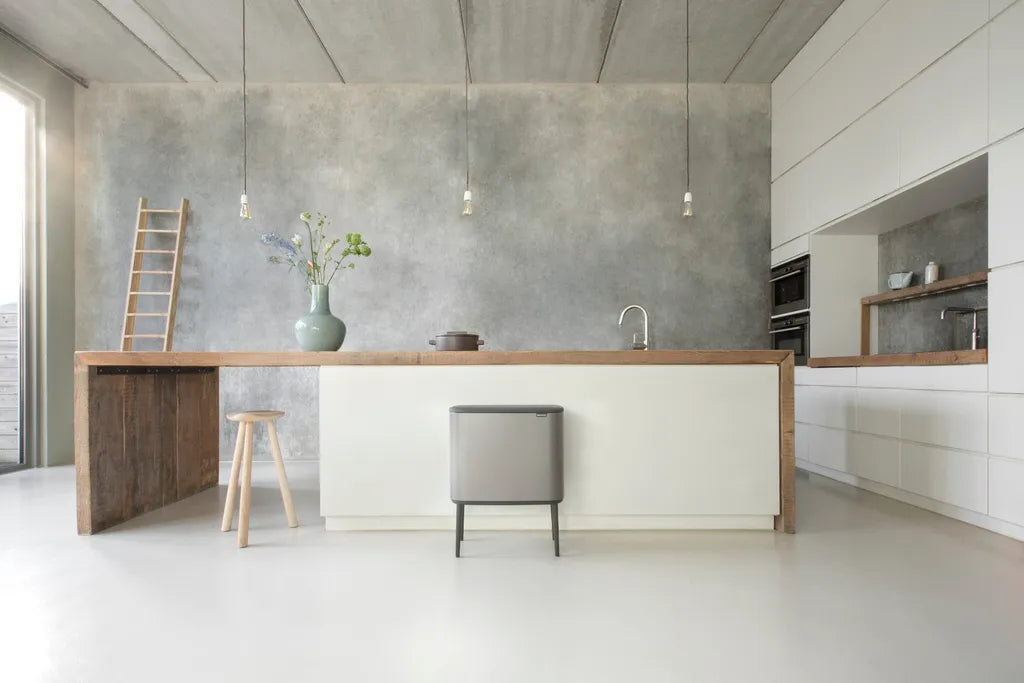  Brabantia Mülleimer Bo Touch Bin Platinum, 11 + 23 L