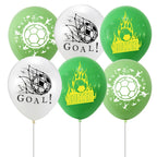  Weltmeisterschaft Fußball Party Supplies Luftballons Geburtstag Deko Ballons Cake Topper Happy Birthday Banner