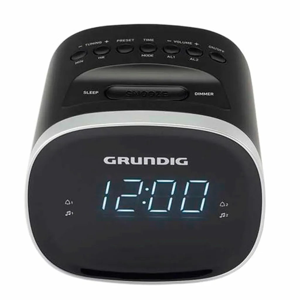  Grundig Scn 230 Schwarz Radiowecker Mit Radio Fm