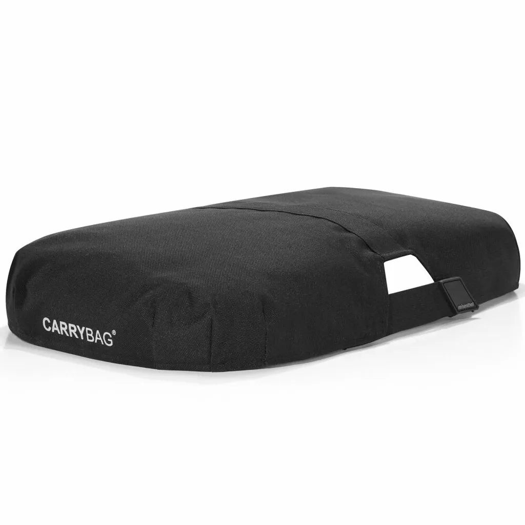  Reisenthel Carrybag Mit Cover, 2-tlg., Einkaufskorb, Deckel, Abdeckung, Korb, Polyestergewebe, Dots / Black, 22 L