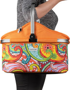  Anndora Kühlkorb 25 Liter Orange Paisley - Paisley