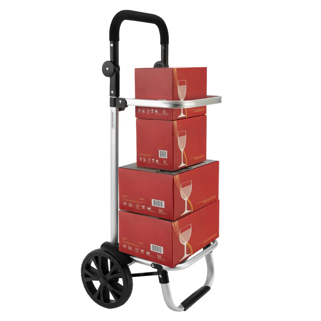  Monzana 2in1 Einkaufstrolley 56L Bis 50 Kg Klappbar Abnehmbare Tasche Handwagen Einkaufswagen Einkaufshilfe Roller, Farbe:schwarz