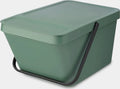  Brabantia Sort & Go, 20 L, Rechteckig, Kunststoff, Grün, Manuell, Kunststoff