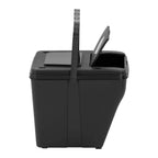  Mülltrennsystem Mülleimertrennsystem Müllsystem Schwarz Stapelbar 5 X 25 L