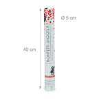  Relaxdays 10 X Party Popper 40 Cm Herzen