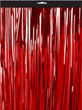  Lametta Vorhang 3 X 1 M, Rot