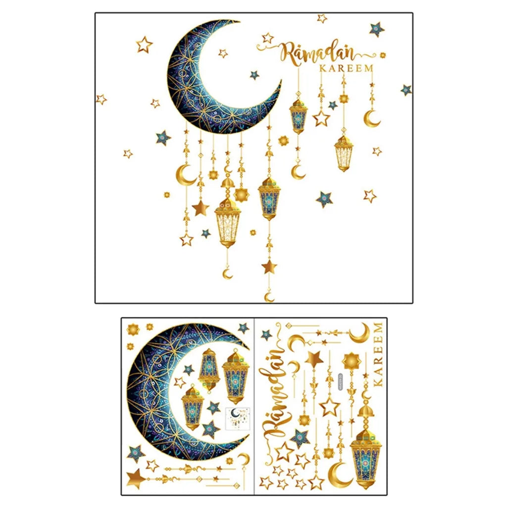  Eid Mubarak Acryl-Wandaufkleber Ramadan Islamische Muslimische Partydekoration
