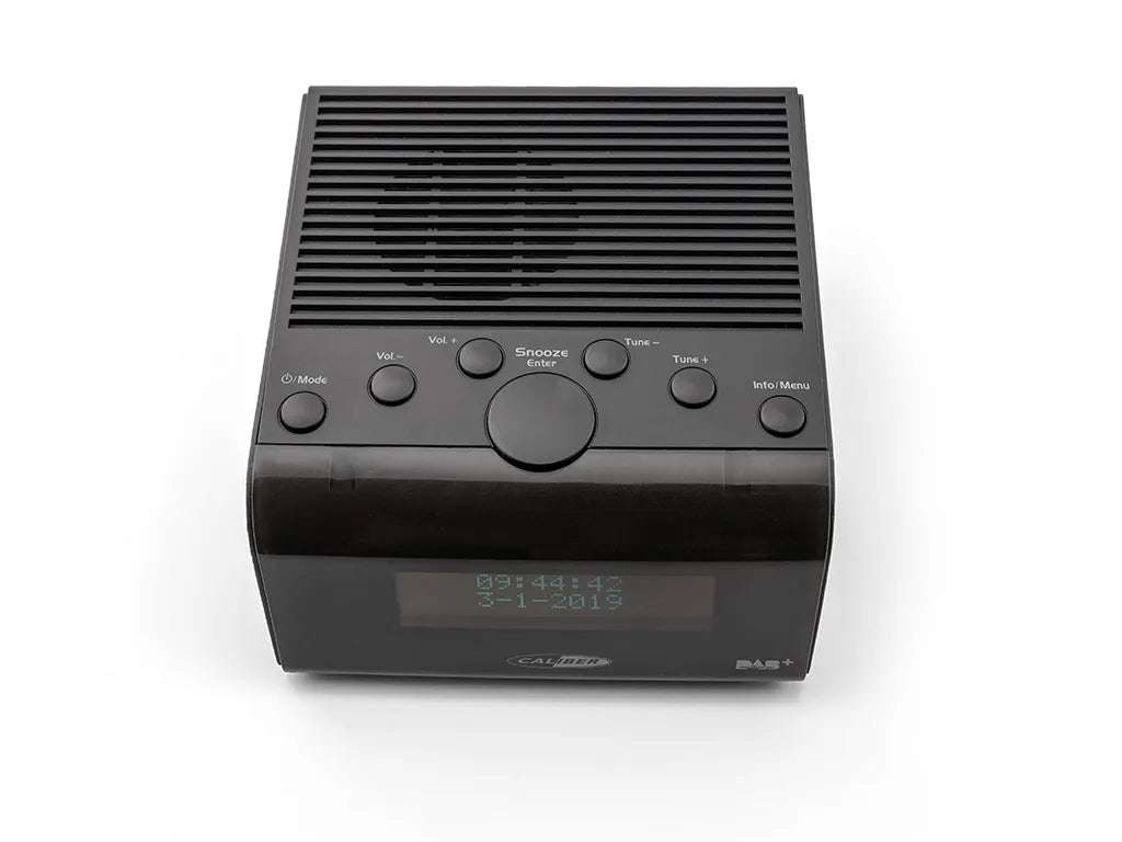  Caliber Uhrenradio Mit FM-Radio Und DAB+ - Schwarz (HCG011DAB)
