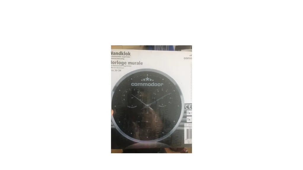  Quarz-Wanduhr Mit Thermo-/Hygrometer