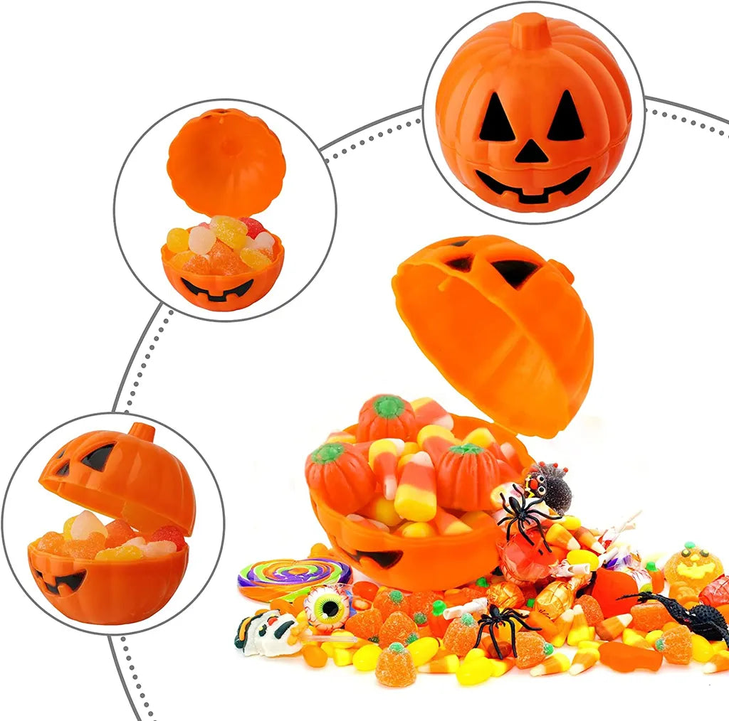  12 Stück Mini-Kürbis-Boxen, Mini-Halloween-Kürbis-Süßigkeits-Box, Mini-Kürbis-Halloween-Süßigkeits-Box Für Süßes Oder Saures, Halloween-Dekoration Für Kinder Und Party