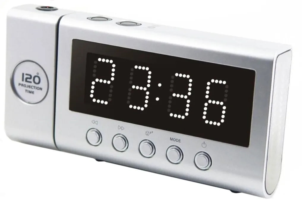  Soundmaster FUR6100SI PLL UKW Funkuhrenradio Mit Projektion