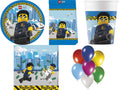  94-tlg. Set Kindergeburtstag Party Deko Fete Feier Motto Lego City