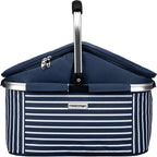 Kühlkorb 25 Liter Blau Weiß - Navy