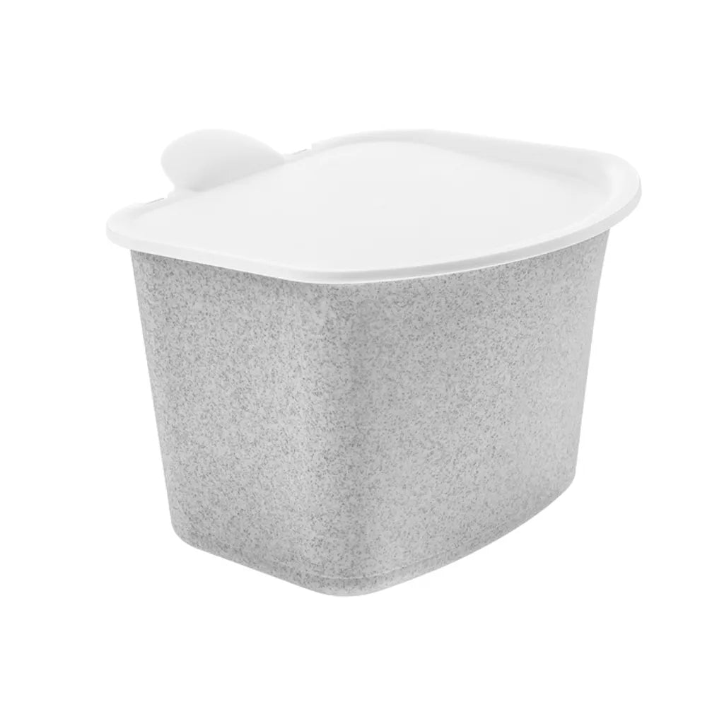  Koziol 5605670 BIBOAbfall-Behälter Kunststoff, 22,5 X 20,8 X 16 Cm, Organic Grey