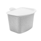  Koziol 5605670 BIBOAbfall-Behälter Kunststoff, 22,5 X 20,8 X 16 Cm, Organic Grey