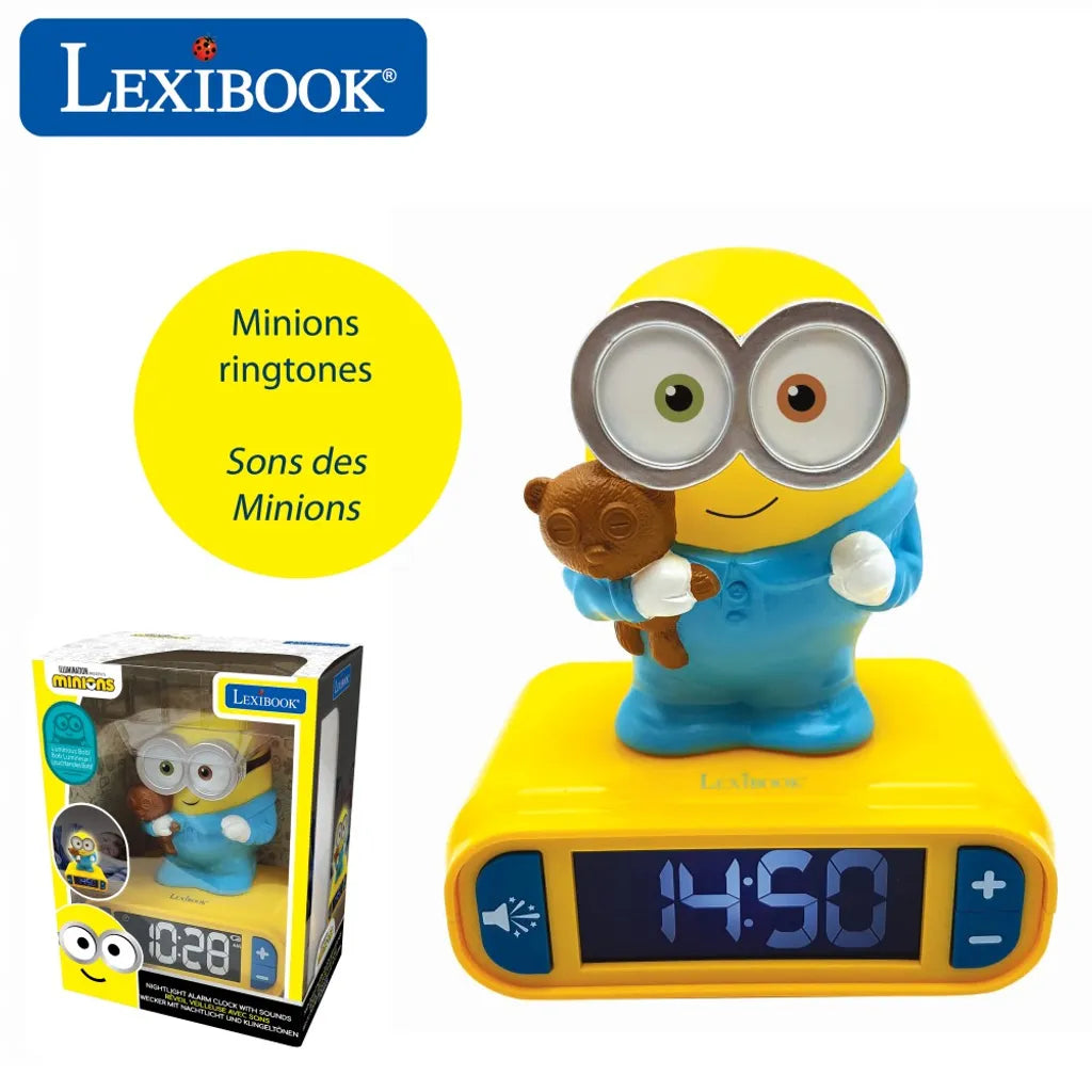  Lexibook RL800DES Despicable Me Minions Kinder Uhr Mit Nachtlicht