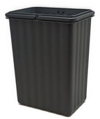  Ersatzeimer Für Wesco Pullboy Flex - 8 Liter Rechteckig, Wellenschliff, Doppelhenkel, Anthrazit