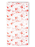  Halloween Deko Folie Mit Blutflecken Und Blutigen Händeabdrücken | Halloween Tischdecke / Wanddeko | 270x130cm
