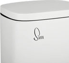  SVITA TQ30 Mülleimer Weiß 30L Treteimer Abfallbehälter Softclose Deckel Mit Inneneimer Edelstahl