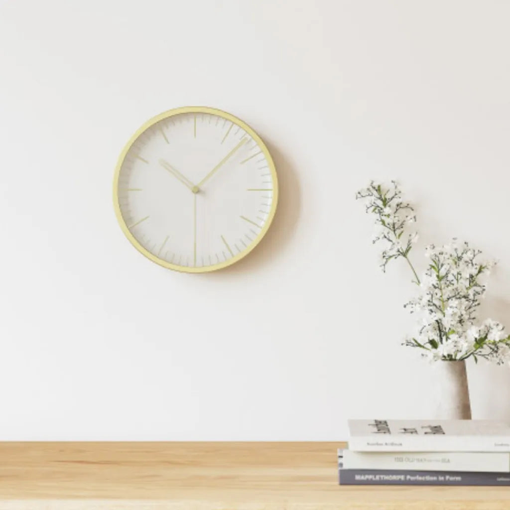  Umbra INFINITY Clock Uhr Wanduhr Standuhr Gold