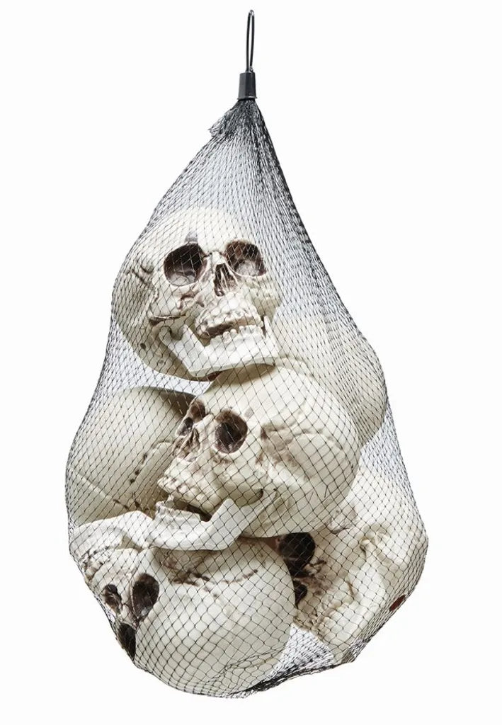  Dekoration Totenköpfe Im Netz Zur Halloween Party Deko 13x9cm