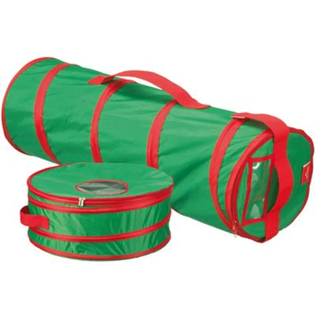  Weihnachtstasche Für Großen Weihnachtskranz Grün Rot