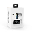  Caliber HCG019QI-WA - Digitaler Wecker Mit Drahtlosem Ladegerät - Weiß