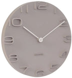 Karlsson Wanduhr On The Edge Grau