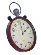  Metall-Uhr „Old Town Clocks“, Große Wanduhr "Old Town Clocks" Ø 35cm, Aus Metall In Antik Optik