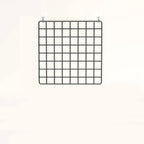  Gitter Pinnwand Metallgitter Deko Wand – Haftnotiztafel Gitter Deko Gitter Wand – Fotogitter Fotowand Metall – Wandgitter Schwarz – Zimmer DIY,Schwarz