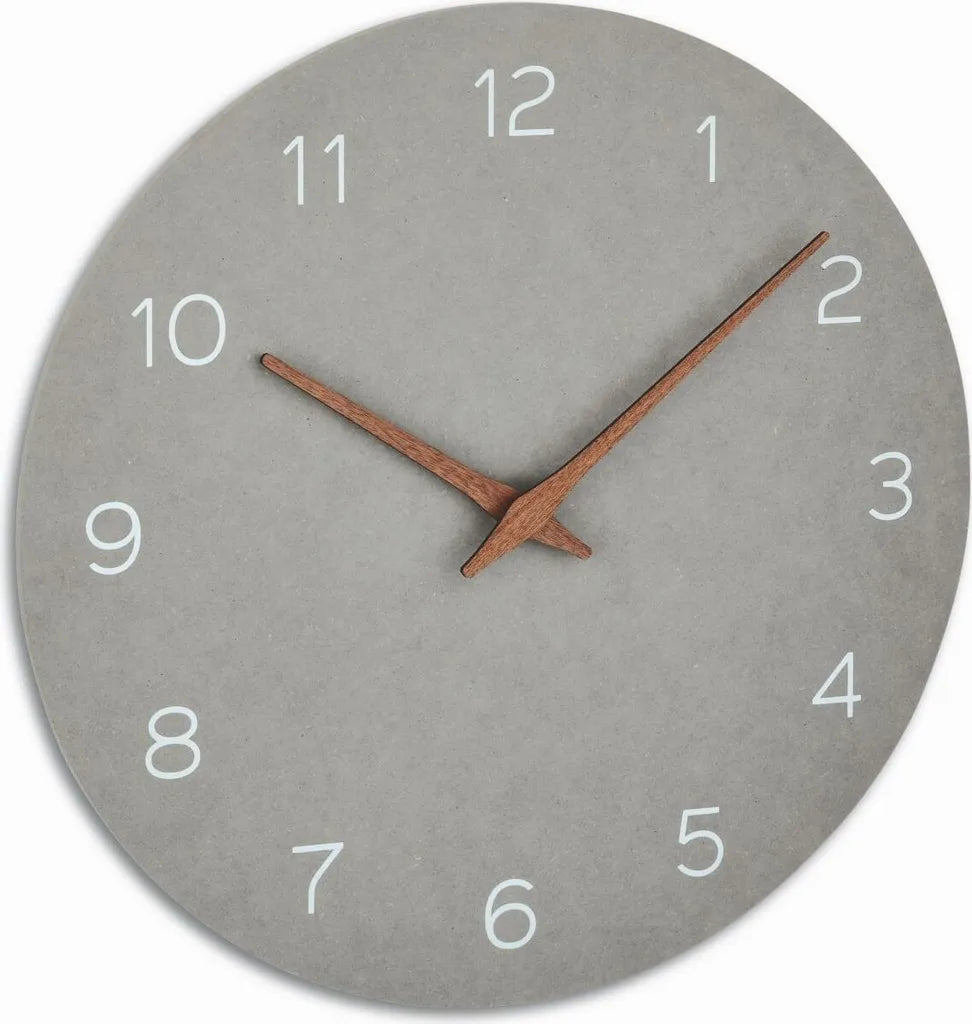TFA Dostmann TFA 60.3054.10 Analoge Wanduhr Betongrau