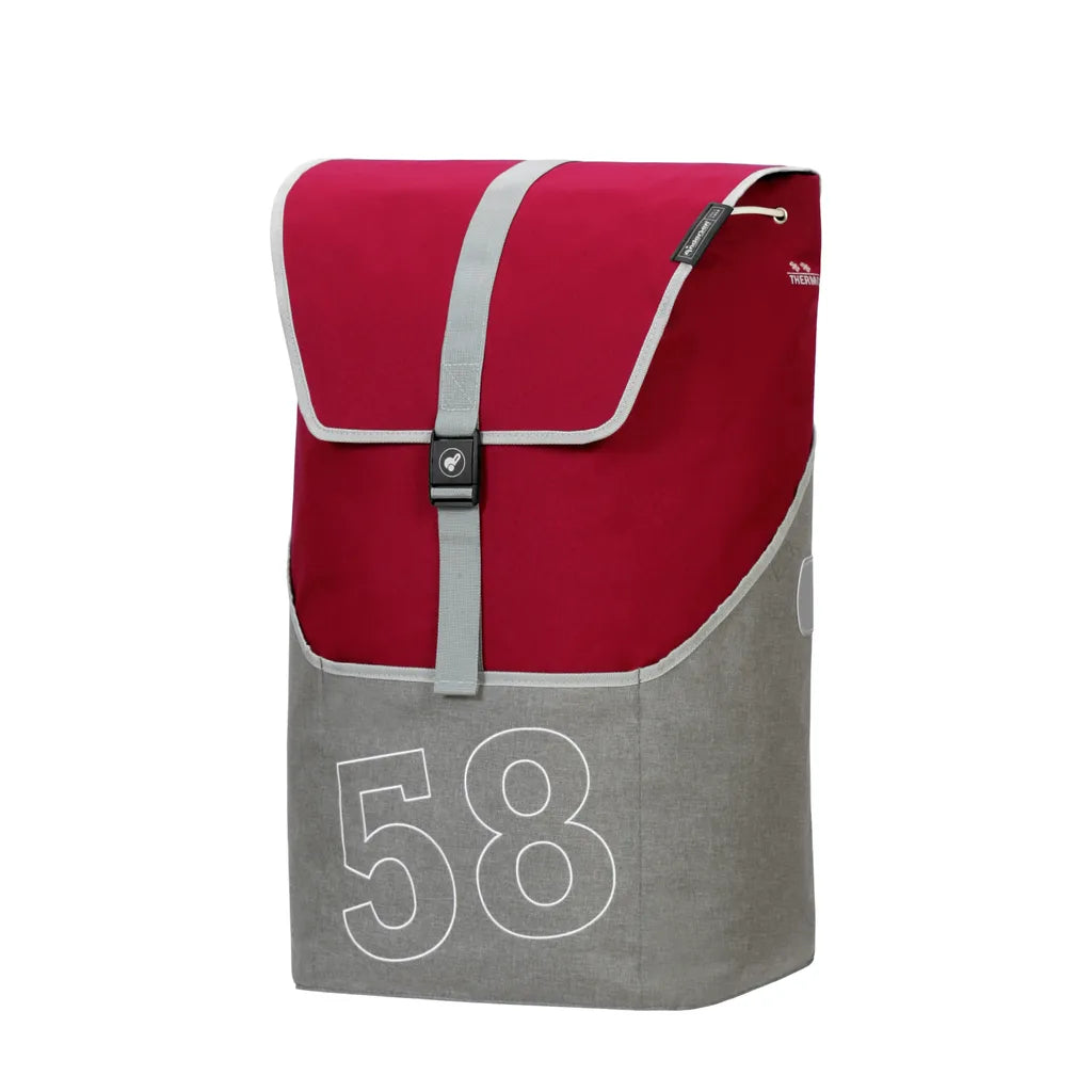  Andersen Shopper Unus Alu Höhenverstellbar Mit Kugellagerrad Ø 17 Cm Und 46 Liter Tasche Filip Rot Mit Kühlfach
