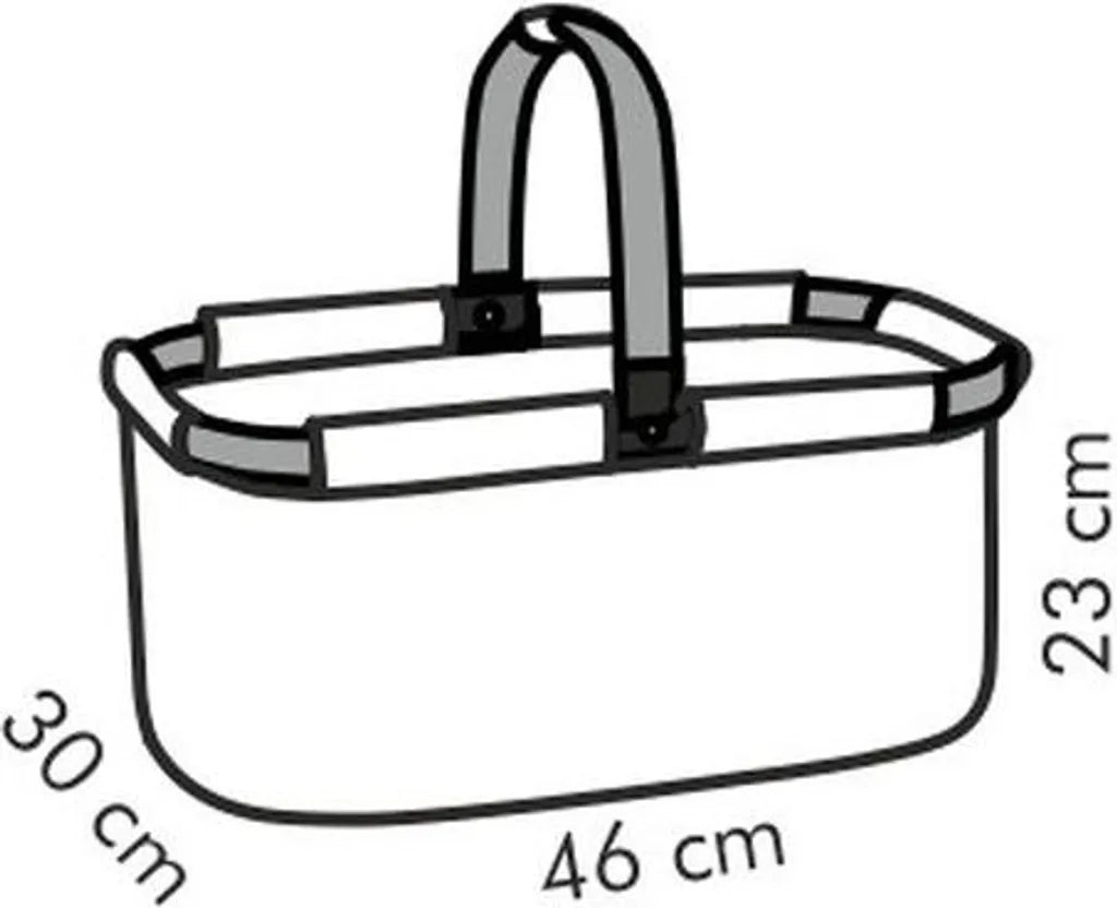  Faltbarer Einkaufskorb SHOP!, Violett