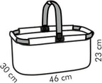  Faltbarer Einkaufskorb SHOP!, Violett